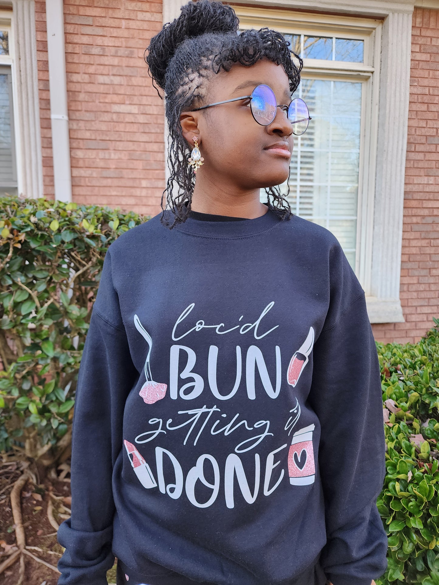 Loc'd Bun Sweatshirt