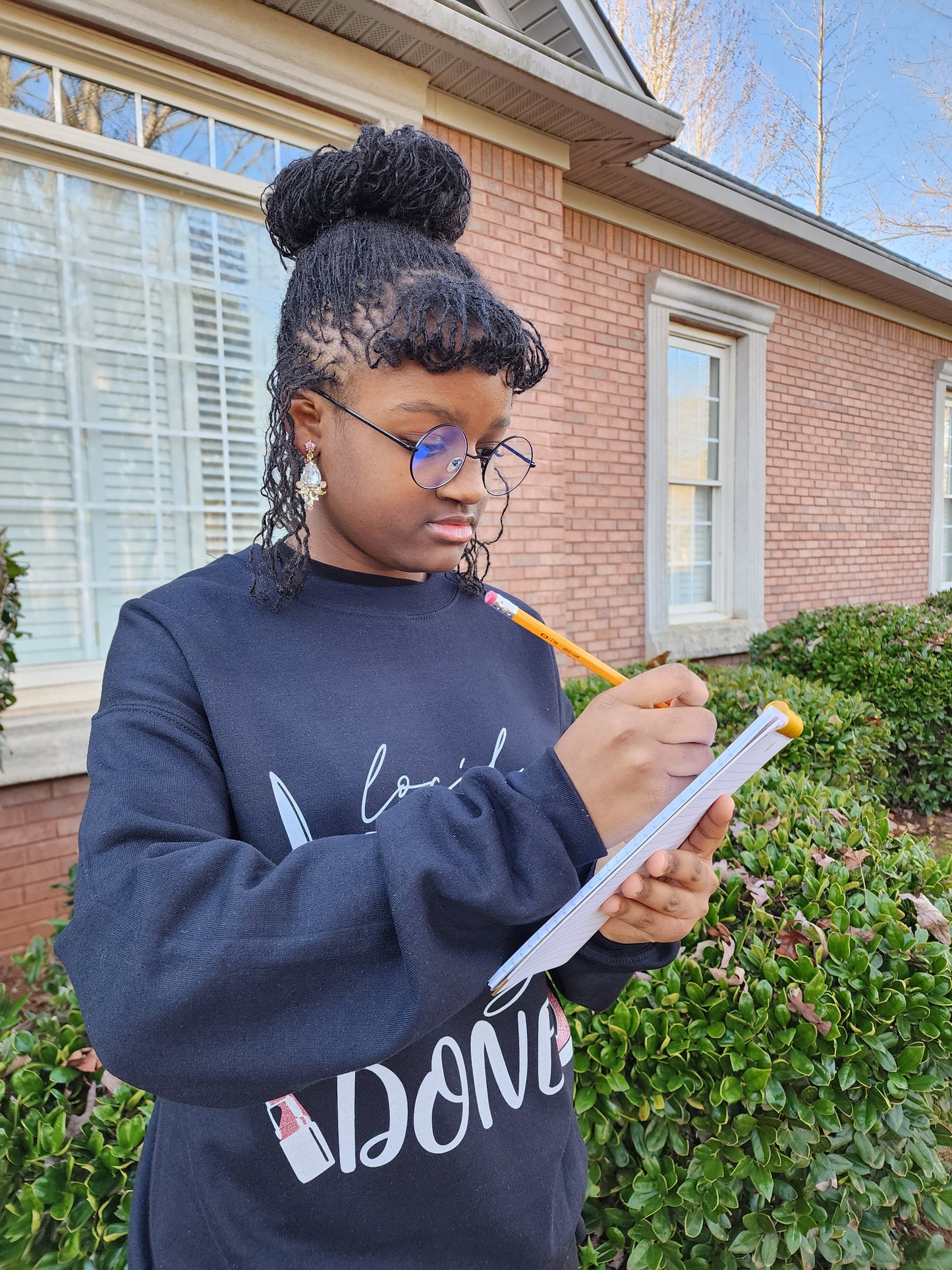 Loc'd Bun Sweatshirt