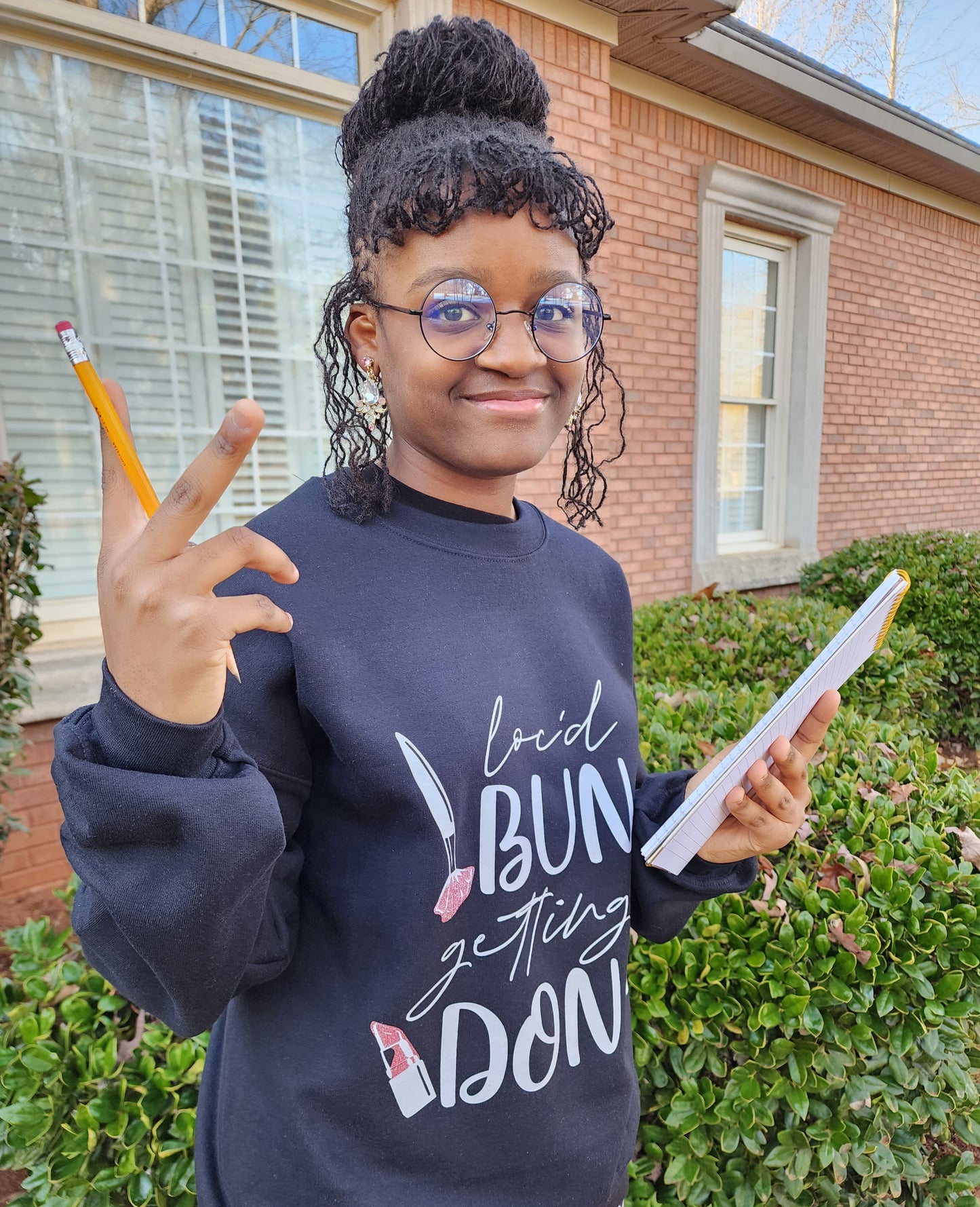 Loc'd Bun Sweatshirt