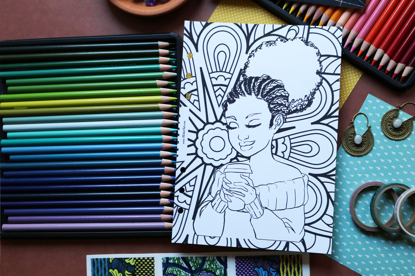 Coloring Pages-Lady Natural