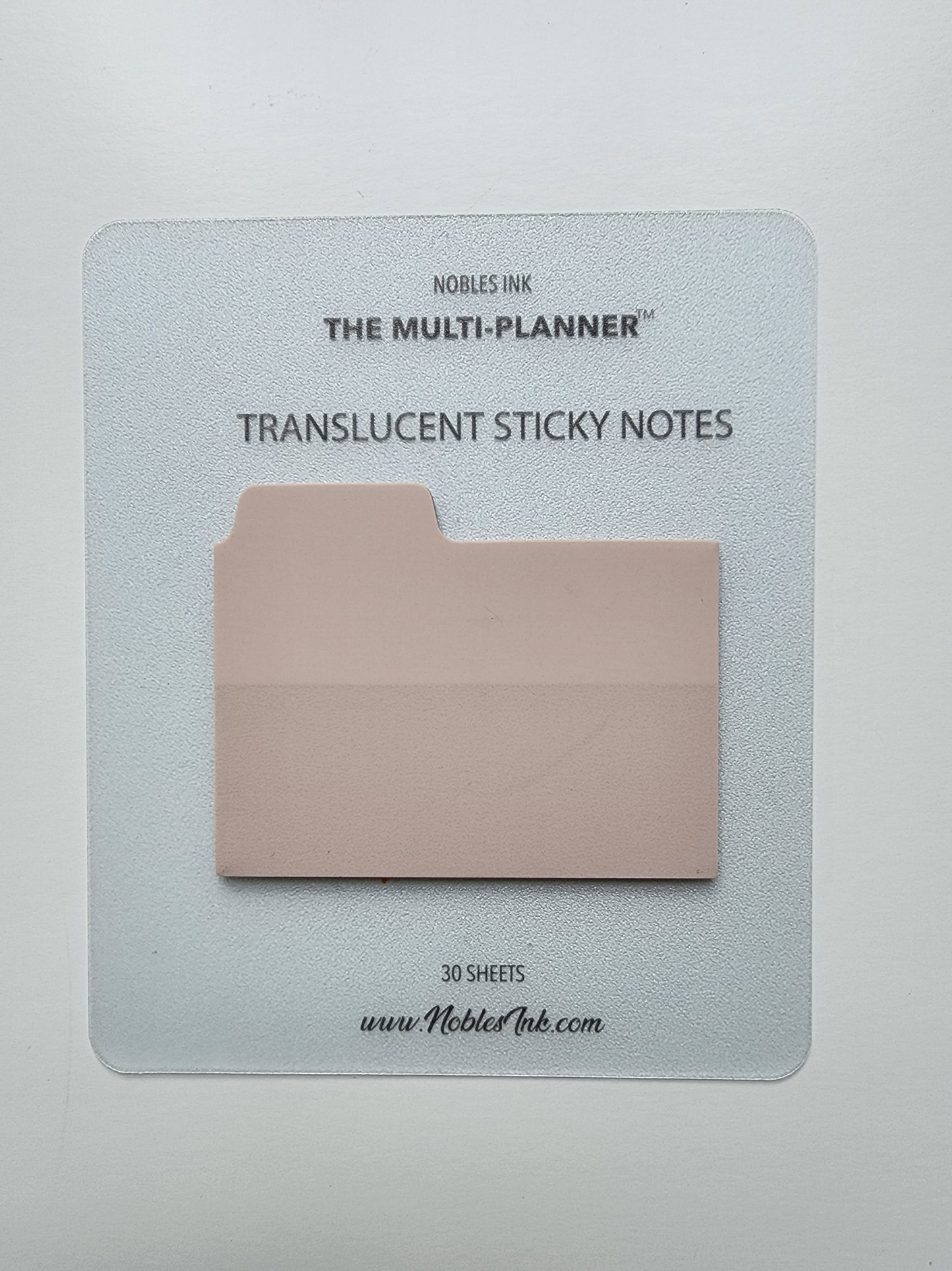 Transparent Sticky Notes - Nude Memo