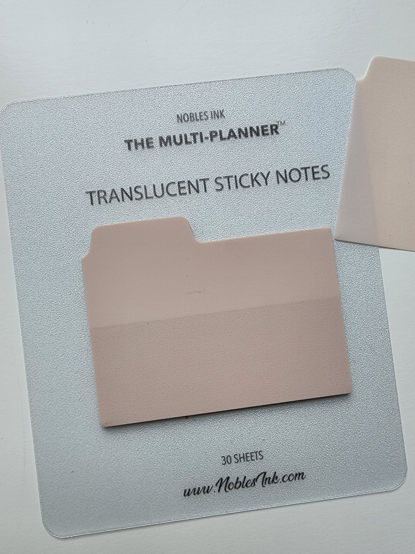 Transparent Sticky Notes - Nude Memo