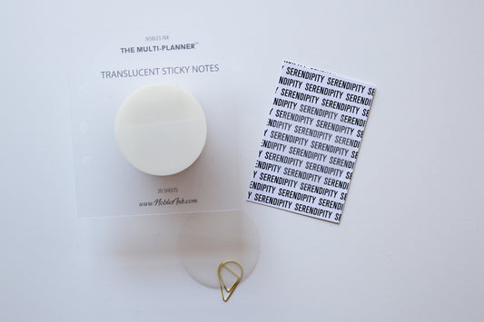 Transparent Sticky Notes- Clear