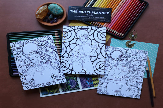 Coloring Pages-Lady Natural