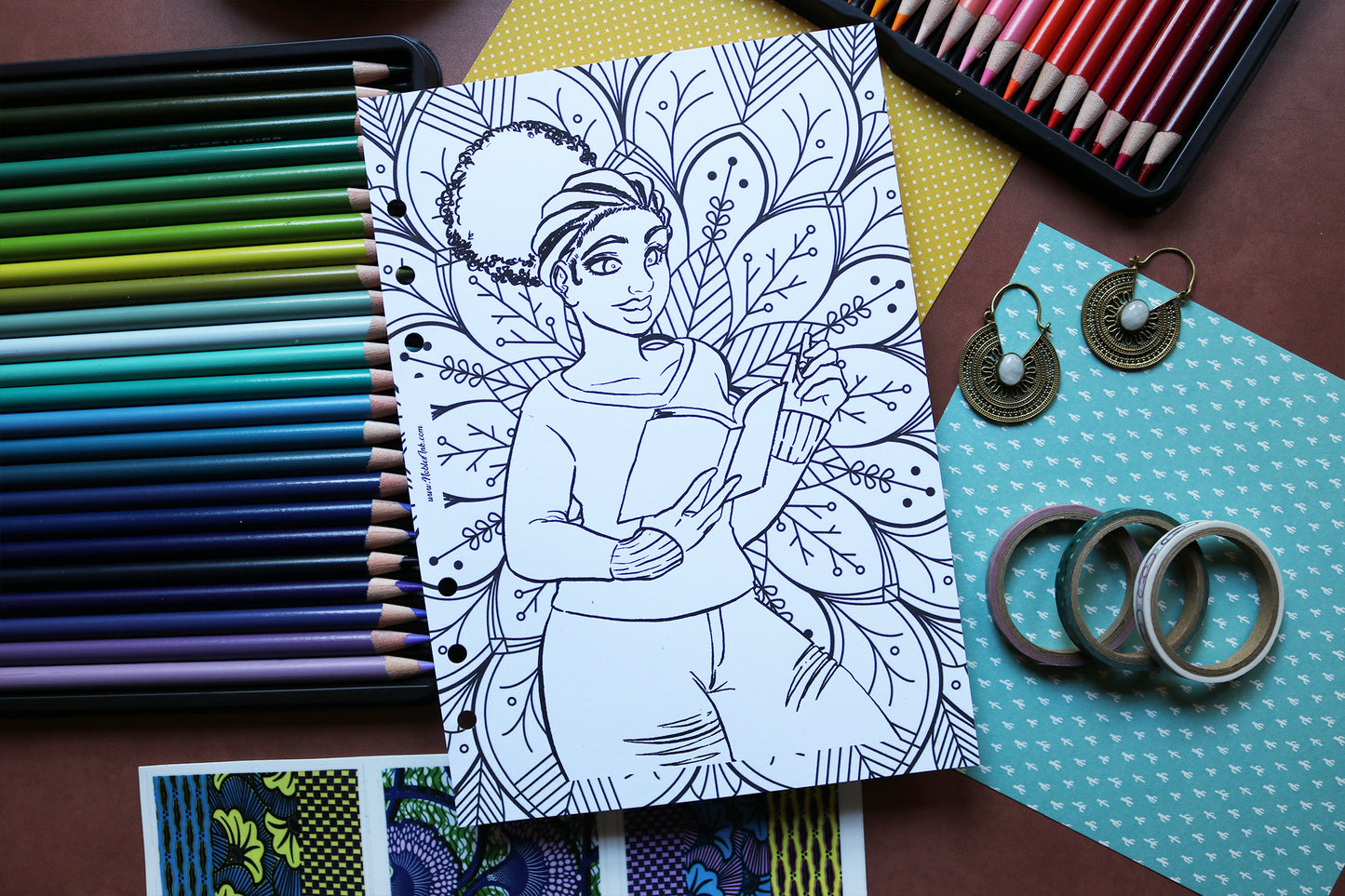 Coloring Pages-Lady Natural